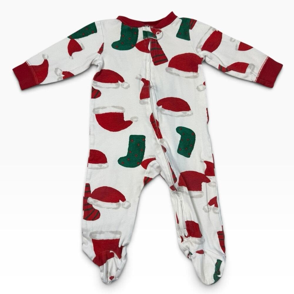 Carter's Footie Sleeper Pajamas Baby Girl Christmas 9 Months